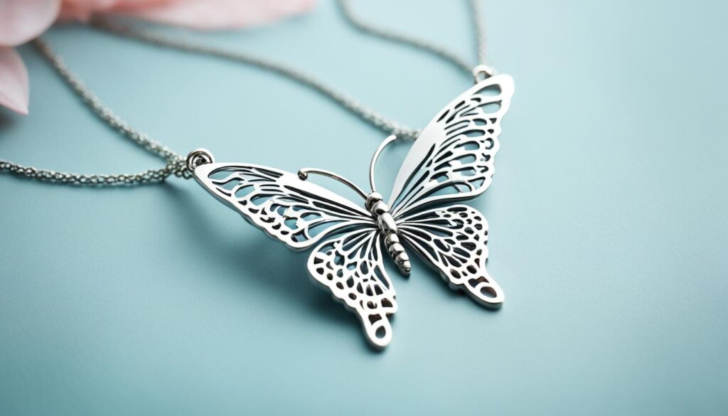 best silver butterfly necklace