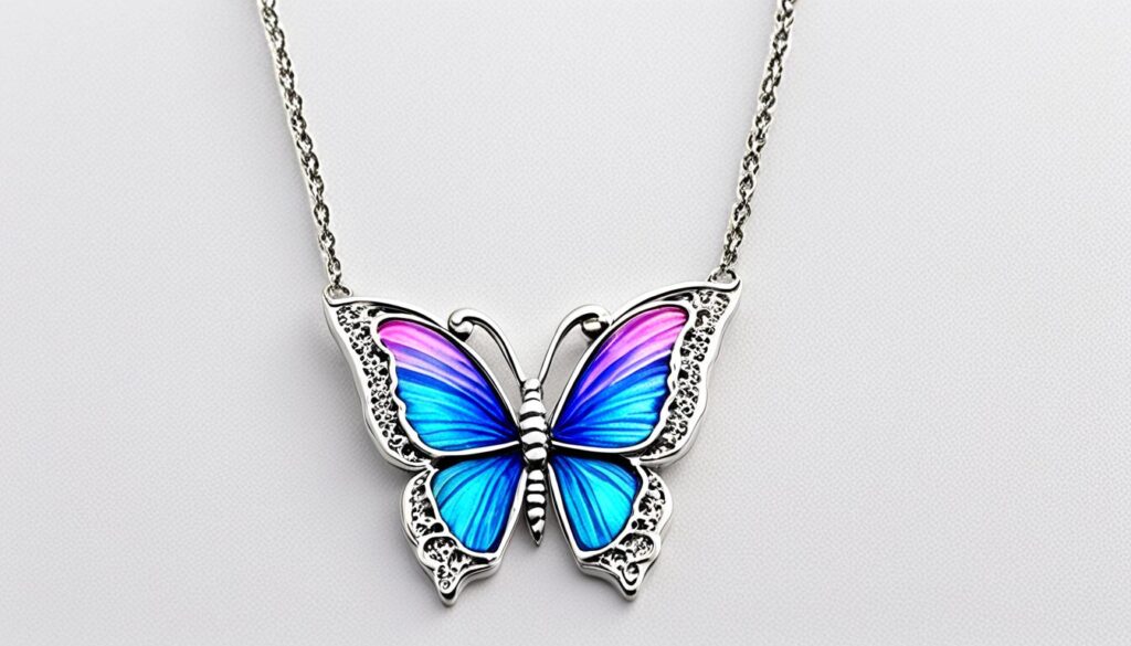 butterfly necklace for her