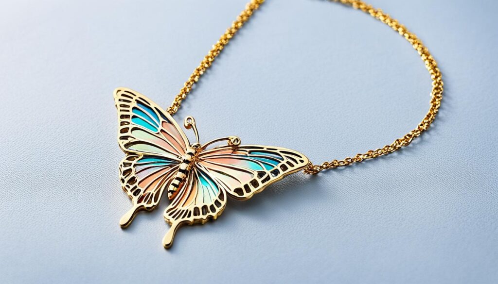 butterfly necklace for women
