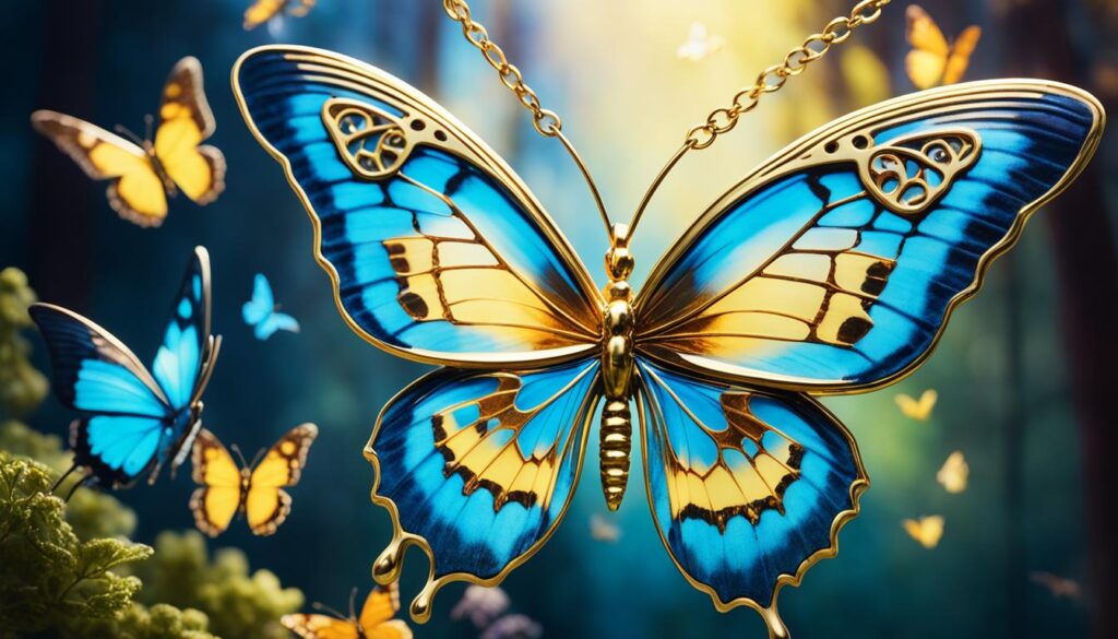 butterfly necklace symbolism
