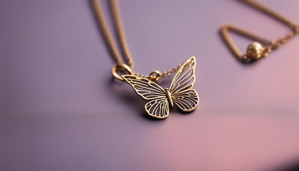 butterfly necklace under 50