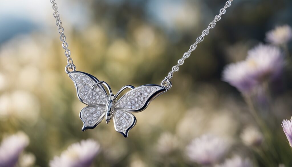 butterfly necklaces as gift idea
