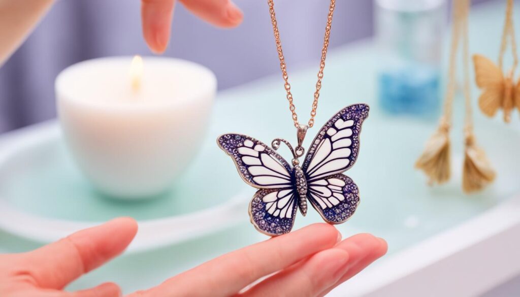caring for butterfly necklaces