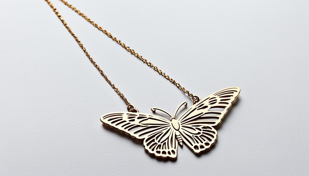 how much is a butterfly necklace
