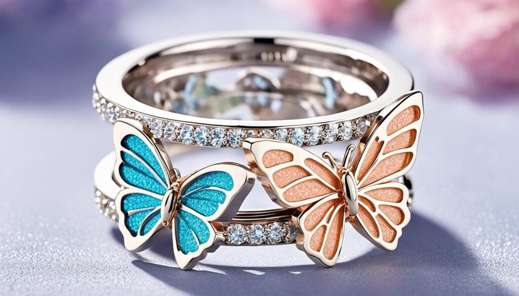 Butterfly Spinner Ring