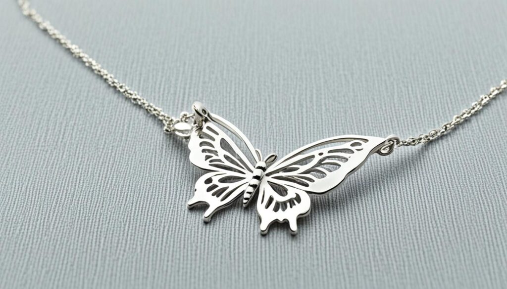 affordable luxury tiny butterfly necklace