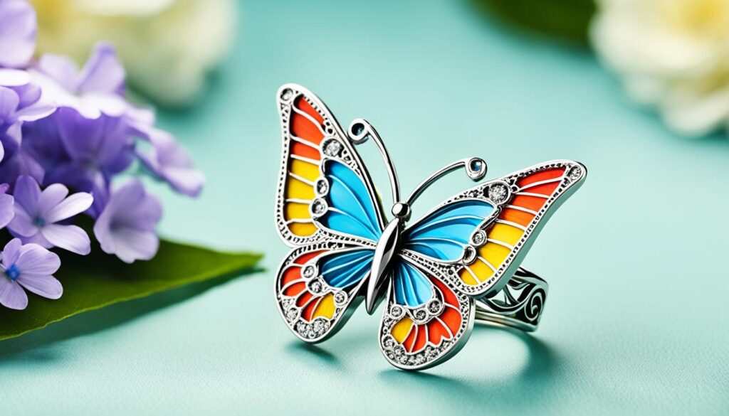 big butterfly ring