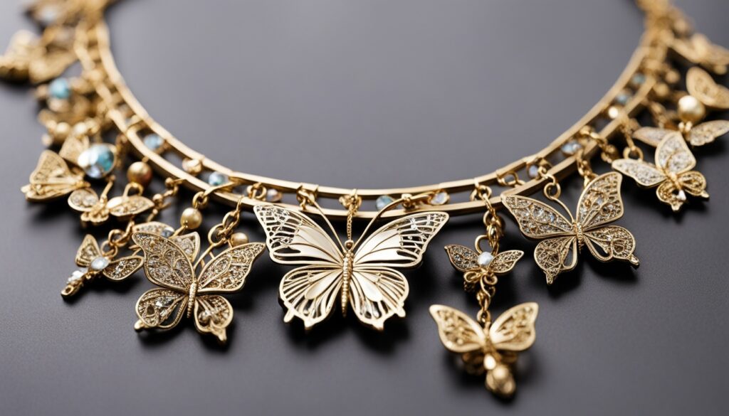 butterfly chain for women