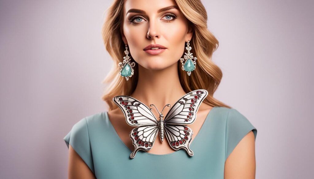 butterfly chain for women