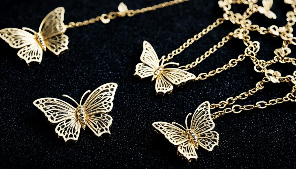butterfly chain necklace