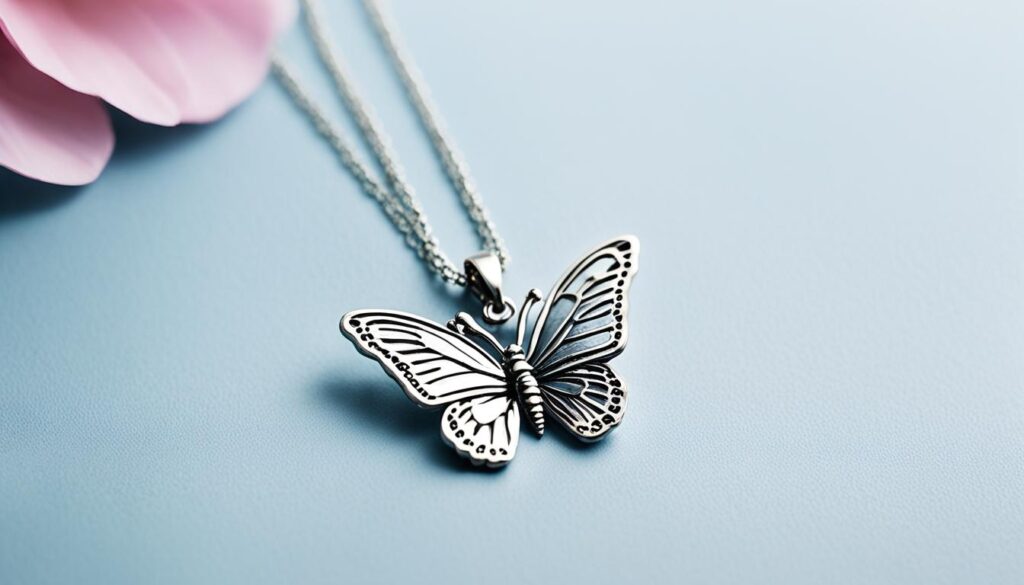 butterfly charm necklace