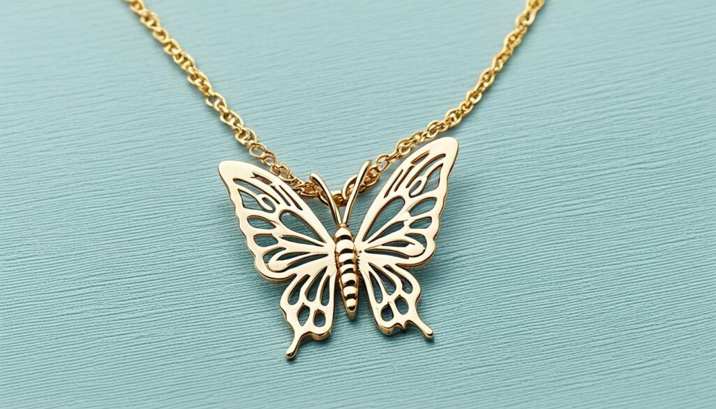butterfly charm necklace