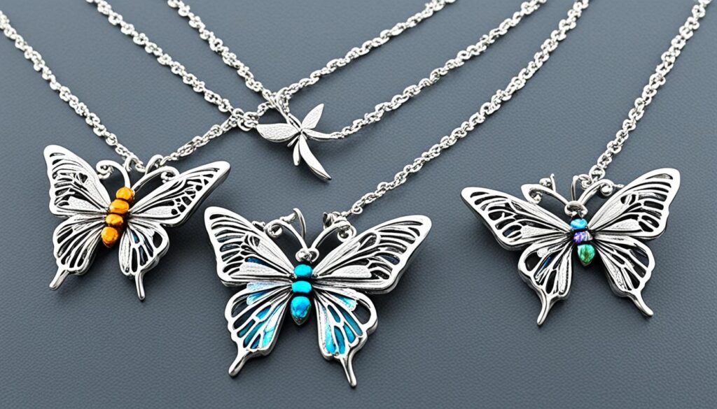 butterfly friendship necklace