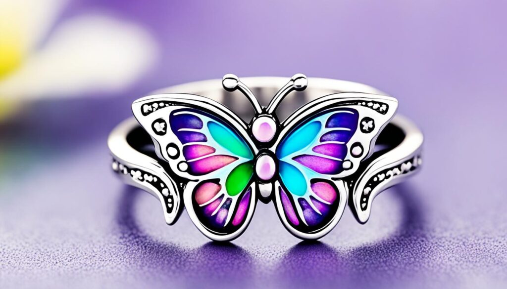 butterfly mood ring