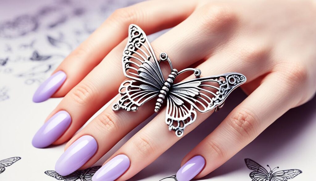 butterfly septum ring