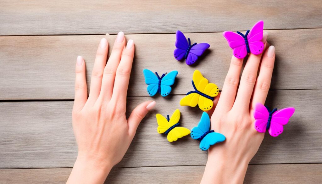 butterfly silicone ring