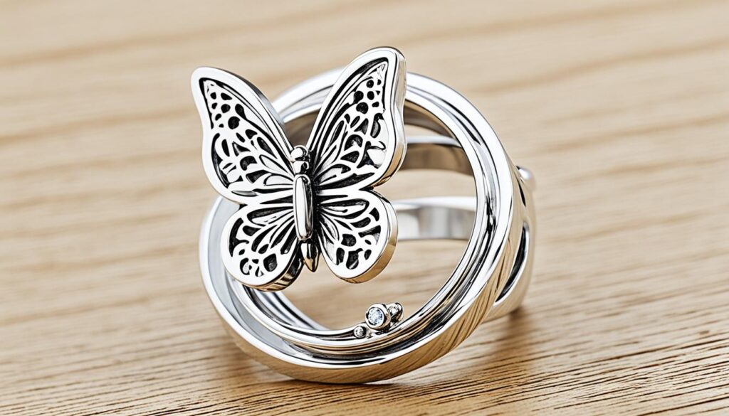 butterfly spinner ring