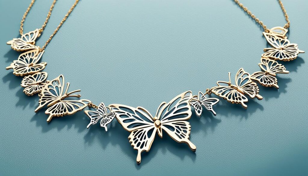 butterfly station necklace