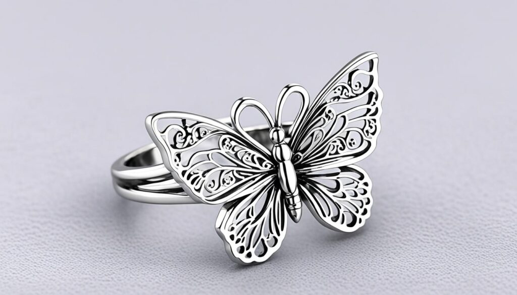 butterfly thumb ring