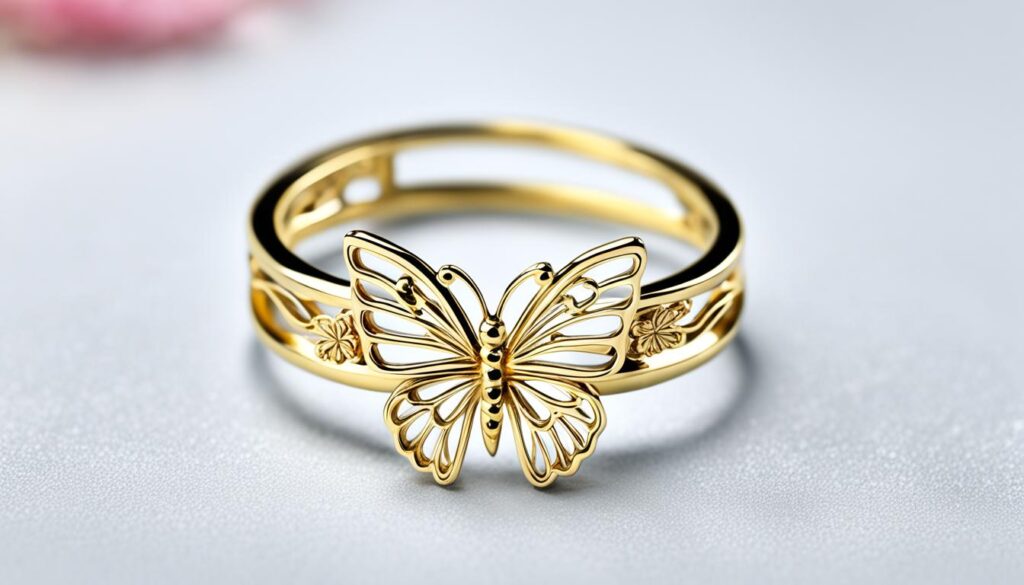butterfly thumb ring