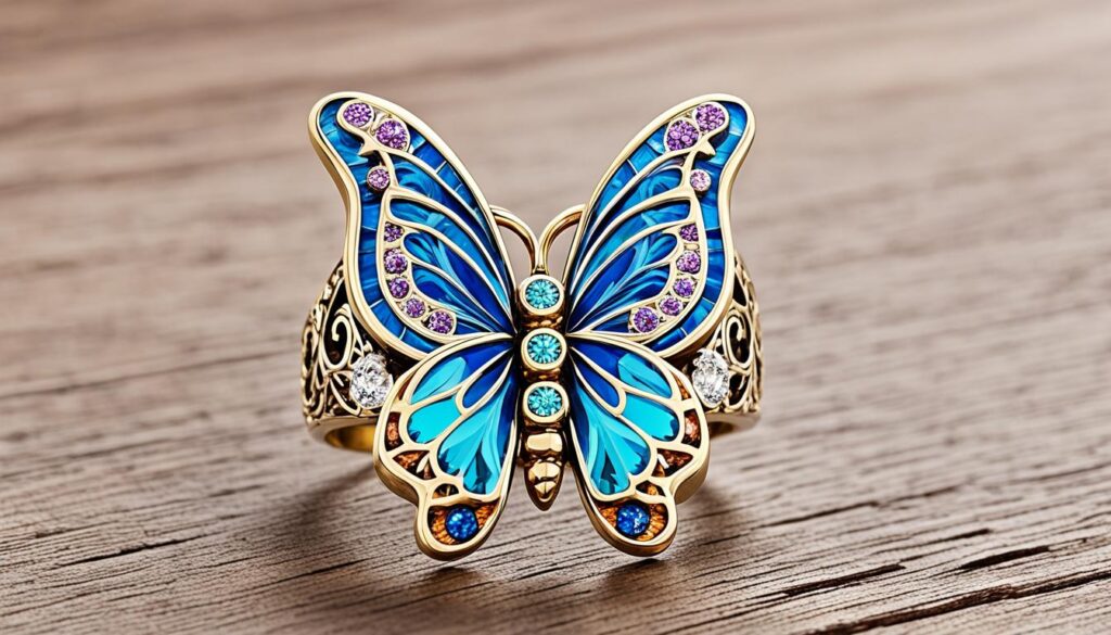 chunky butterfly jewelry