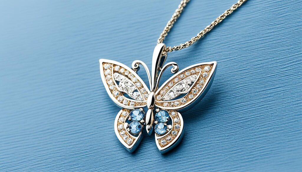 craftsmanship butterfly necklace