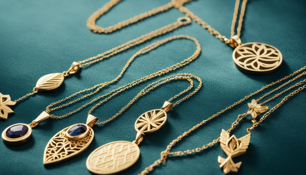 gold-plated necklaces