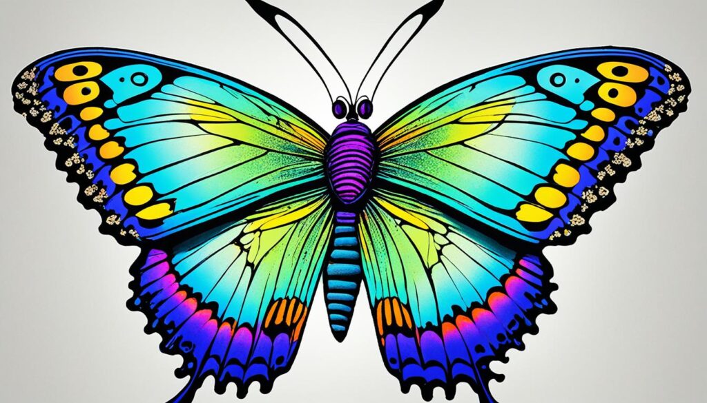 mood ring butterfly