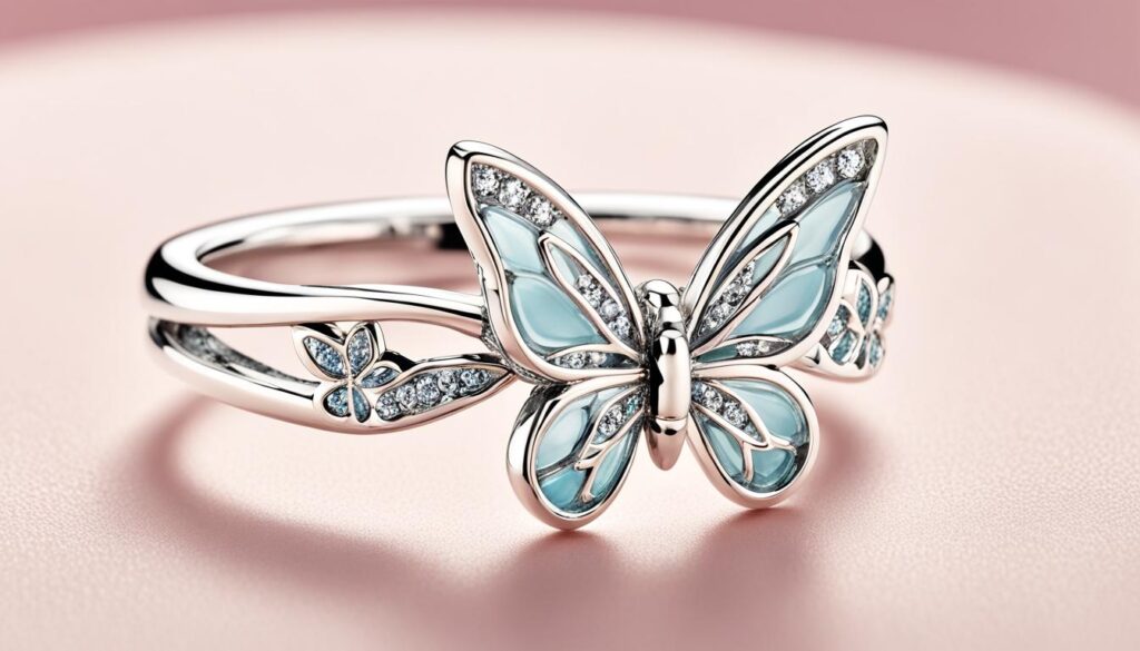 pandora butterfly ring