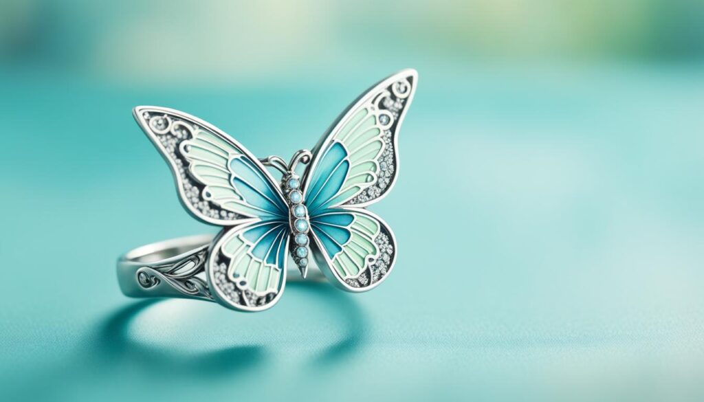 butterfly anxiety ring