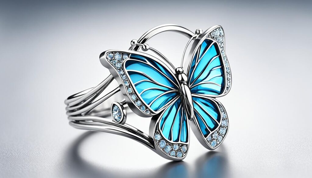 butterfly cage ring