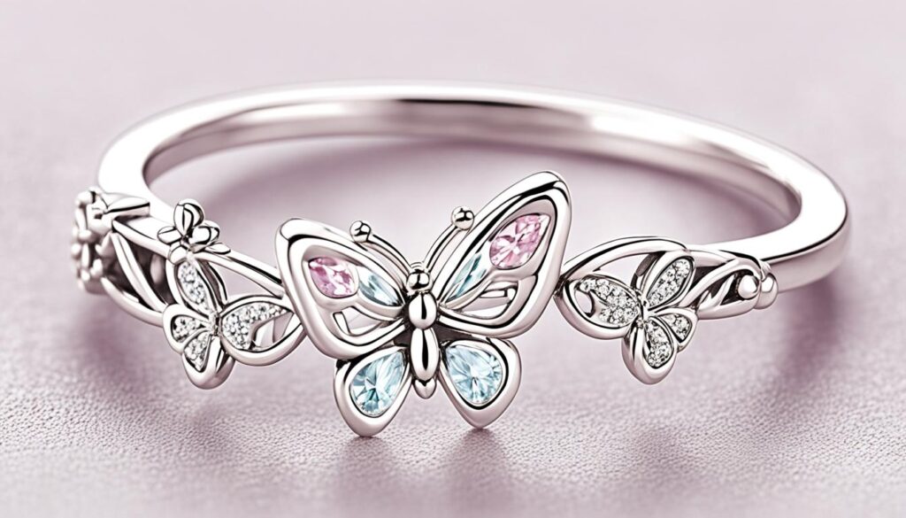 butterfly charm ring