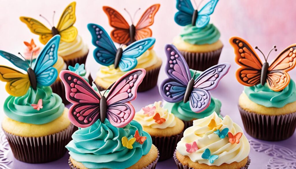 butterfly cupcake rings