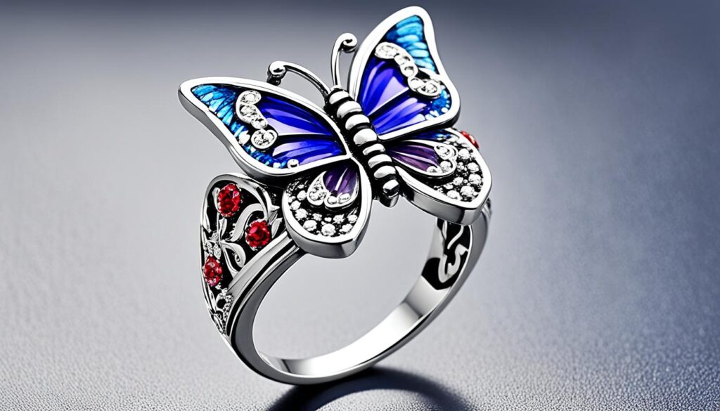 butterfly decor ring