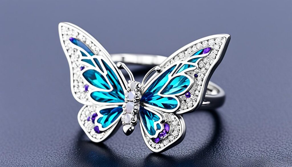 butterfly knuckle ring