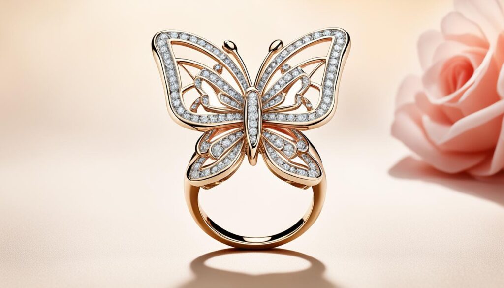 cartier butterfly ring