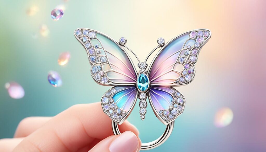 phantom jewels butterfly ring