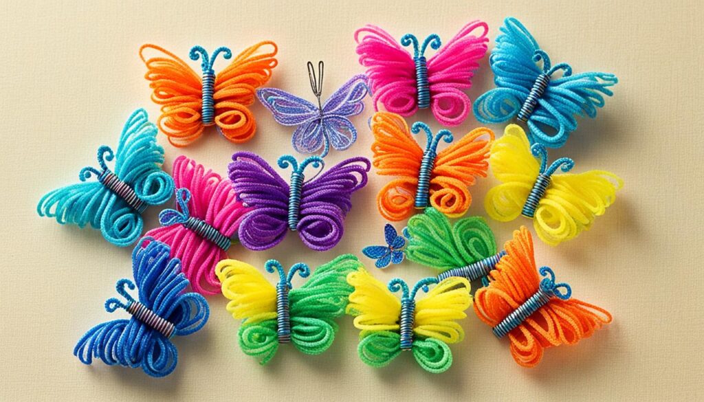 pipe cleaner butterfly ring